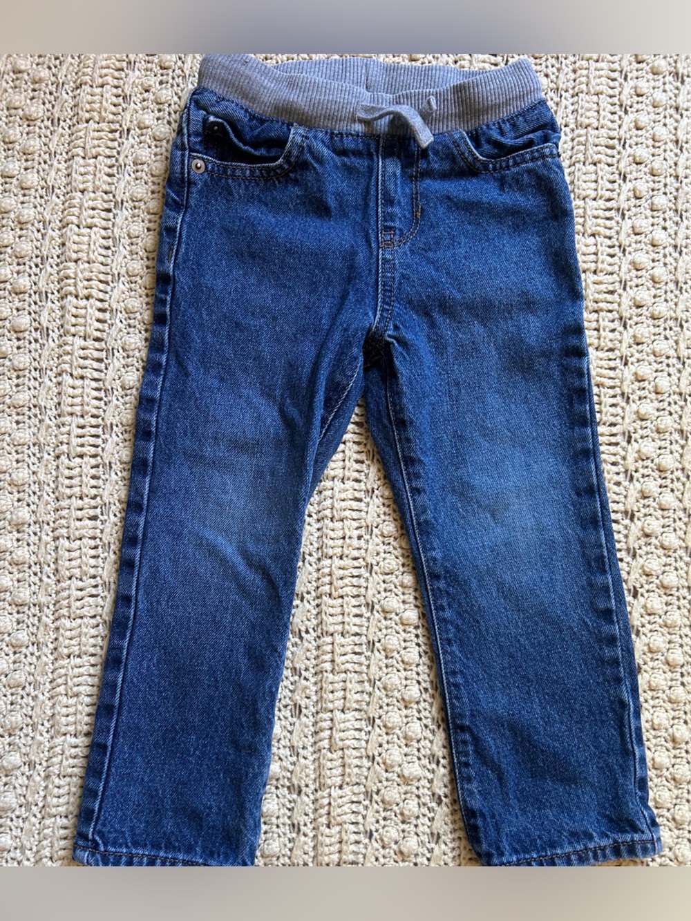 The Children's Place Navy Blue Skinny Jeans with Rib Waistband